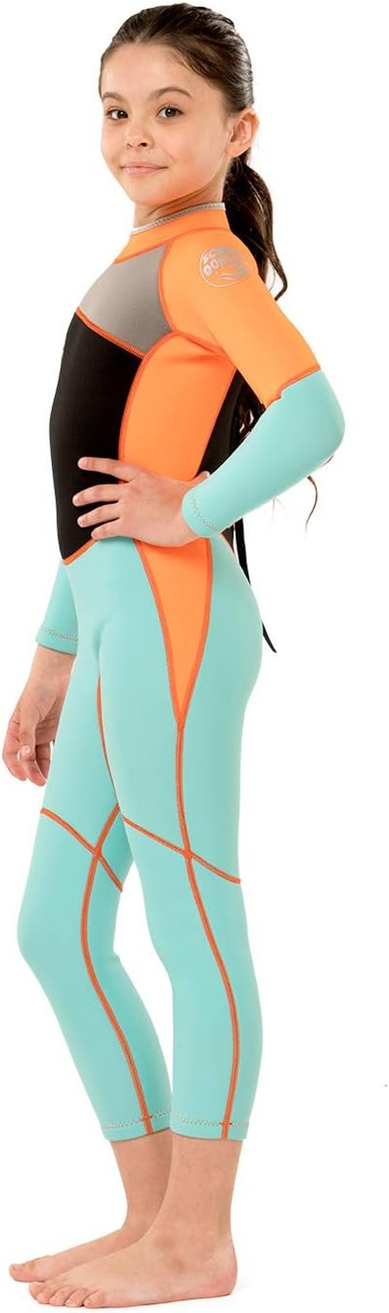 Kids Wetsuit for Girls Toddlers by  | Wetsuit for Kids in 2.5Mm Neoprene UPF 50+ | Meets CPSC Safety Requirements