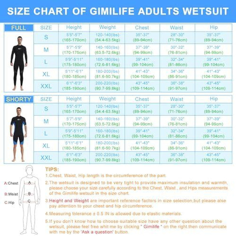 Wetsuits for Men Women, Mens 3MM Small Men'S Black & Light Gray Fullsuit