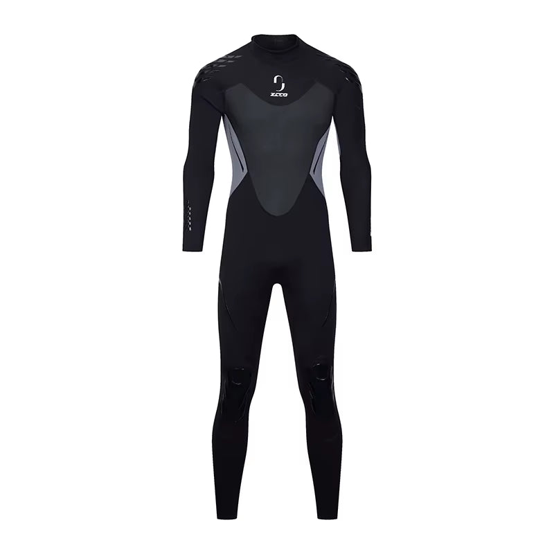 1.5Mm 3Mm Men Wetsuit Neoprene Scuba Diving Suit One-Piece Zipper Thickened Warm Spearfishing Swimwear Kayak Surfing Swimsuit