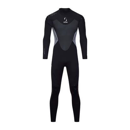 1.5Mm 3Mm Men Wetsuit Neoprene Scuba Diving Suit One-Piece Zipper Thickened Warm Spearfishing Swimwear Kayak Surfing Swimsuit