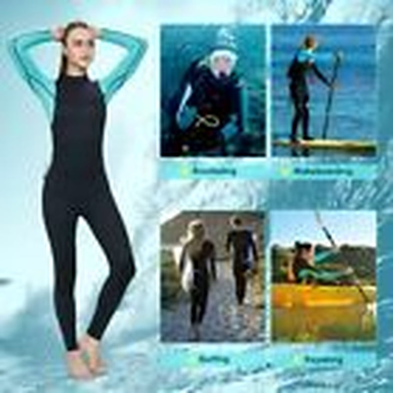 3Mm Wetsuit Men and Women,Neoprene Wetsuit for Men and X-Large Light Blue