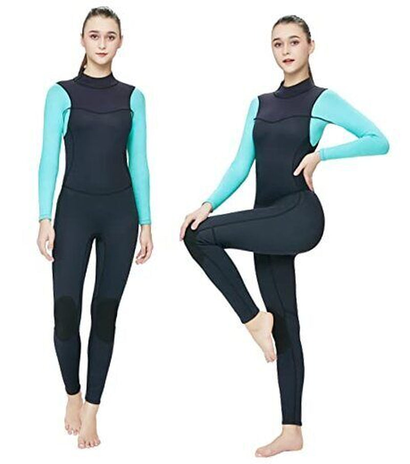 3Mm Wetsuit Men and Women,Neoprene Wetsuit for Men and X-Large Light Blue