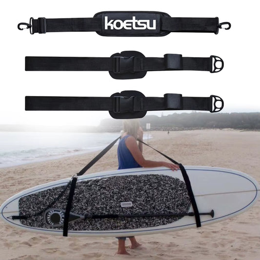 Adjustable Surfboard Shoulder Strap Carry Sling Stand up Paddleboard Surf Board Surf Fins Paddle Wakeboard Surfing Kayak Tool