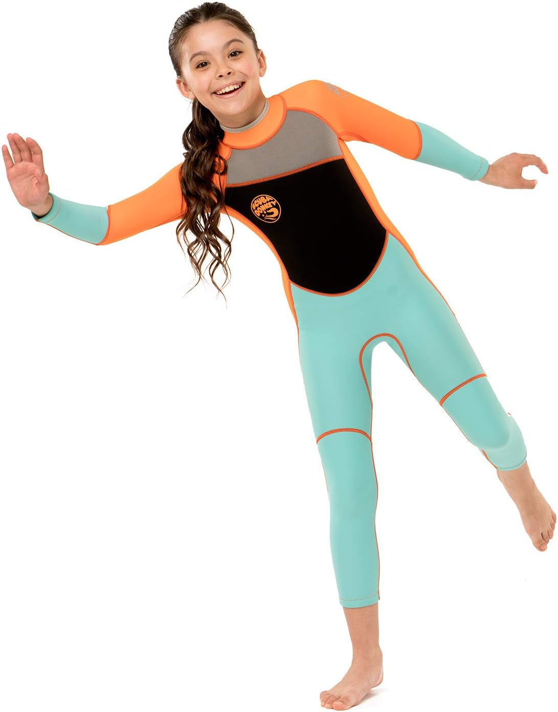 Kids Wetsuit for Girls Toddlers by  | Wetsuit for Kids in 2.5Mm Neoprene UPF 50+ | Meets CPSC Safety Requirements