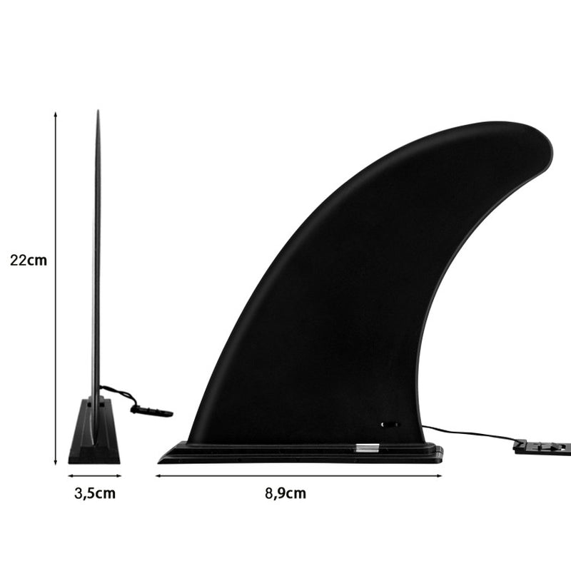 9 Inch Surf and SUP Detachable Center Single Fin for Longboard