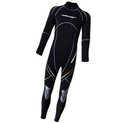 Premium Neoprene Wetsuit 3Mm Men Scuba Diving Thermal Winter Warm Wetsuits Full Suit Swimming Surfing Kayaking Equipment Black