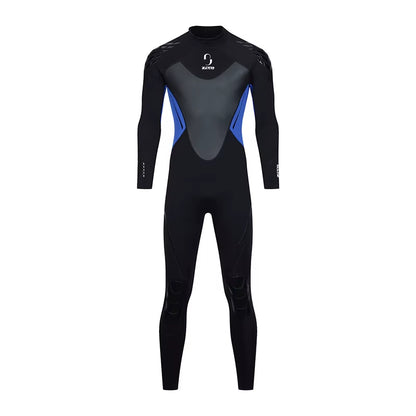 1.5Mm 3Mm Men Wetsuit Neoprene Scuba Diving Suit One-Piece Zipper Thickened Warm Spearfishing Swimwear Kayak Surfing Swimsuit