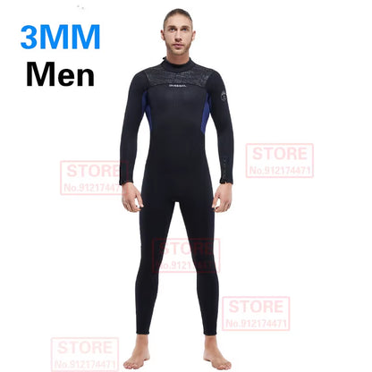 Premium 3MM/5MM Neoprene Wetsuit Men Women for Deep Scuba Diving Snorkeling Thickened Warm Wetsuit Swimming Kayaking Surf Suits