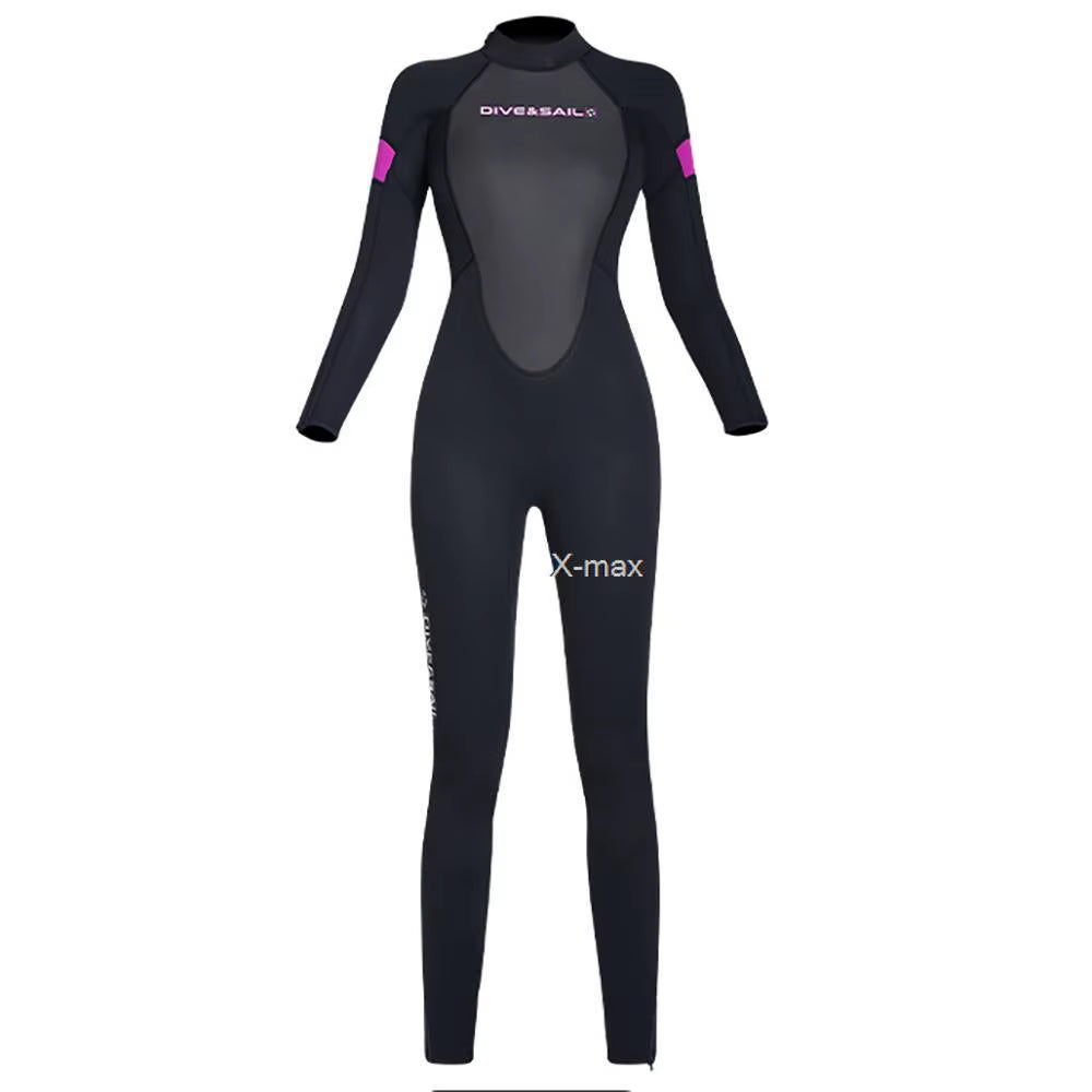 Full-Body Men Women 3Mm Neoprene Wetsuit Surfing Swimming Diving Suit Triathlon Wetsuit Cold Water Scuba Snorkeling Spearfishing