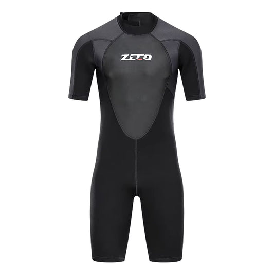 3Mm Men Short Sleeve Scuba Wetsuit Neoprene Wetsuit Surfing Sun Protection Warm Snorkeling Full Body Diving Surfing Suit