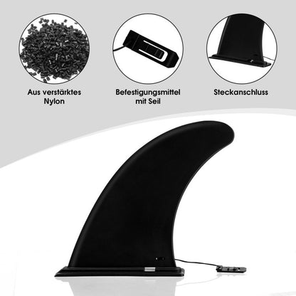 9 Inch Surf and SUP Detachable Center Single Fin for Longboard