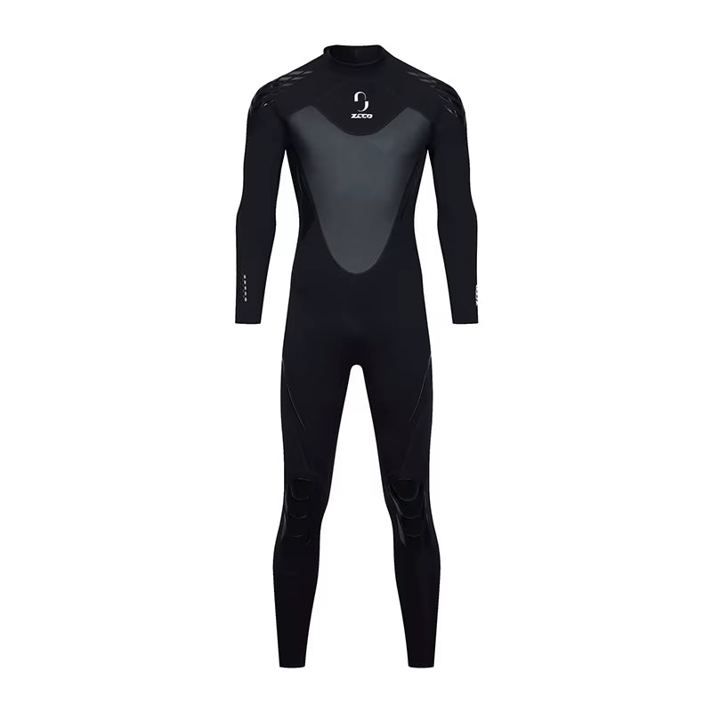 1.5Mm 3Mm Men Wetsuit Neoprene Scuba Diving Suit One-Piece Zipper Thickened Warm Spearfishing Swimwear Kayak Surfing Swimsuit