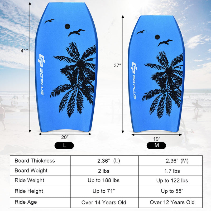 Super Lightweight Bodyboard Surfing with Leash EPS Core Boarding