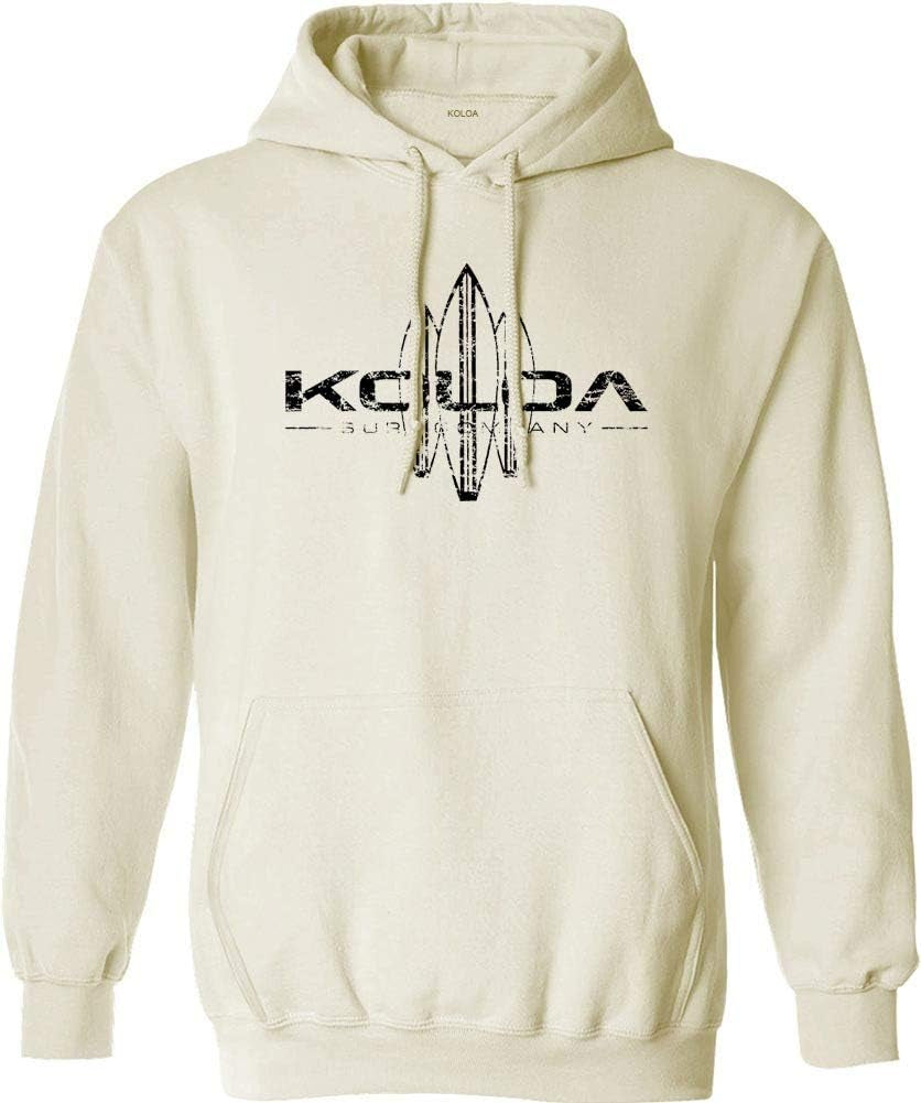 Koloa Surf Company Vintage Surfboard Pullover Hooded Sweatshirts in Small-5Xl