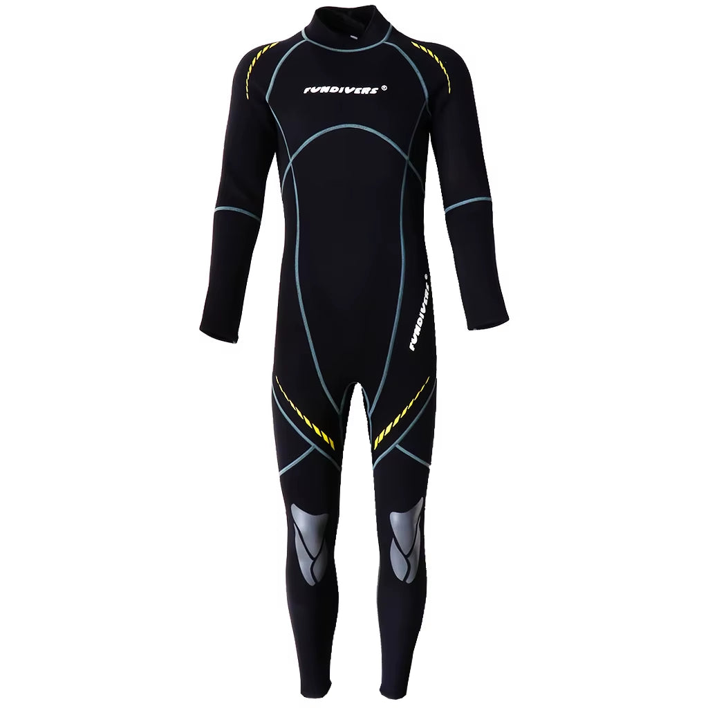 Premium Neoprene Wetsuit 3Mm Men Scuba Diving Thermal Winter Warm Wetsuits Full Suit Swimming Surfing Kayaking Equipment Black