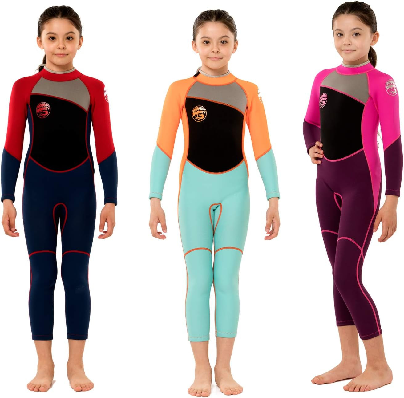 Kids Wetsuit for Girls Toddlers by  | Wetsuit for Kids in 2.5Mm Neoprene UPF 50+ | Meets CPSC Safety Requirements