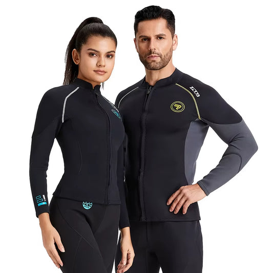 1.5MM Wetsuit High-Quality Neoprene Men Surfing Suit Women Swimsuit Snorkeling Scuba Diving Suit Jacket and Pants Split Wetsuit